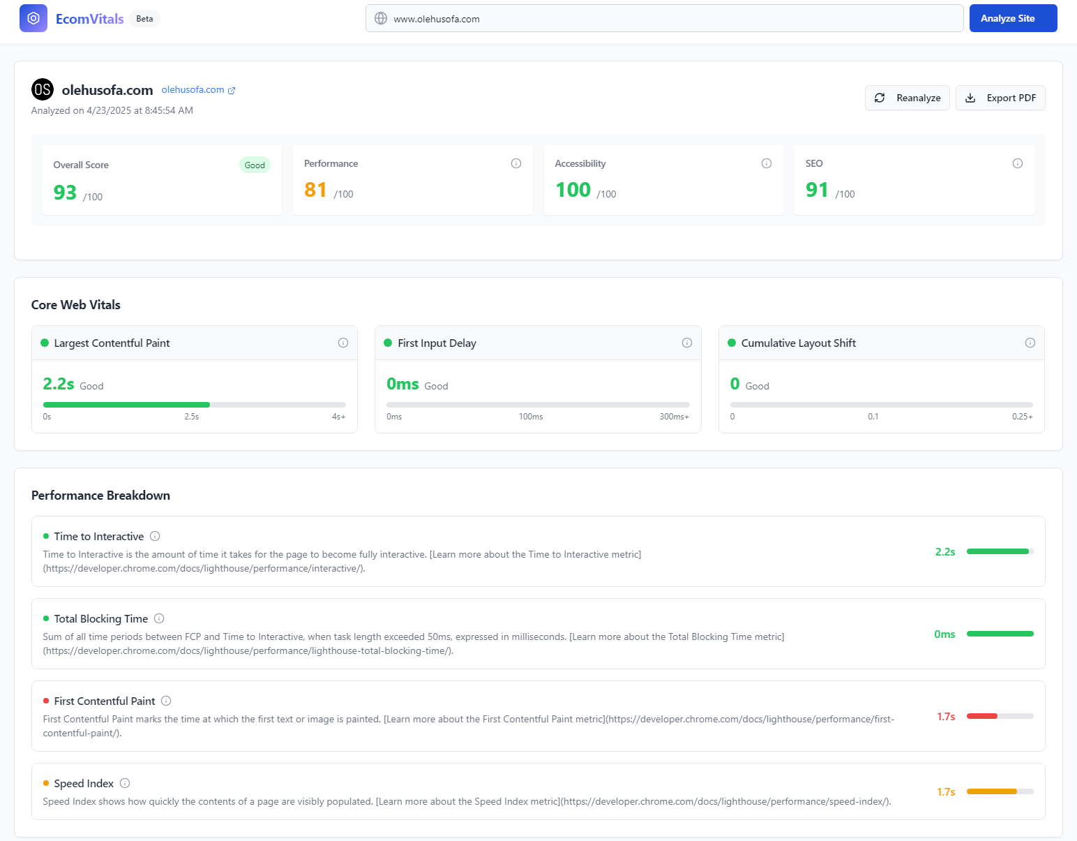 EcomVitals: Performance Meets Profit in Ecommerce Optimization